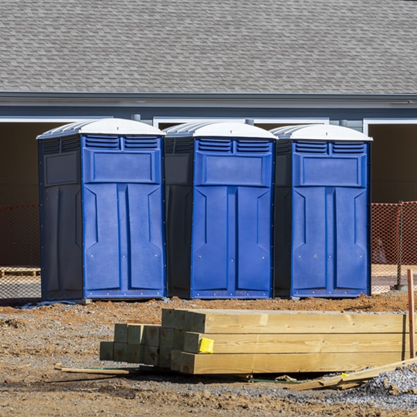 are there any options for portable shower rentals along with the porta potties in Hineston